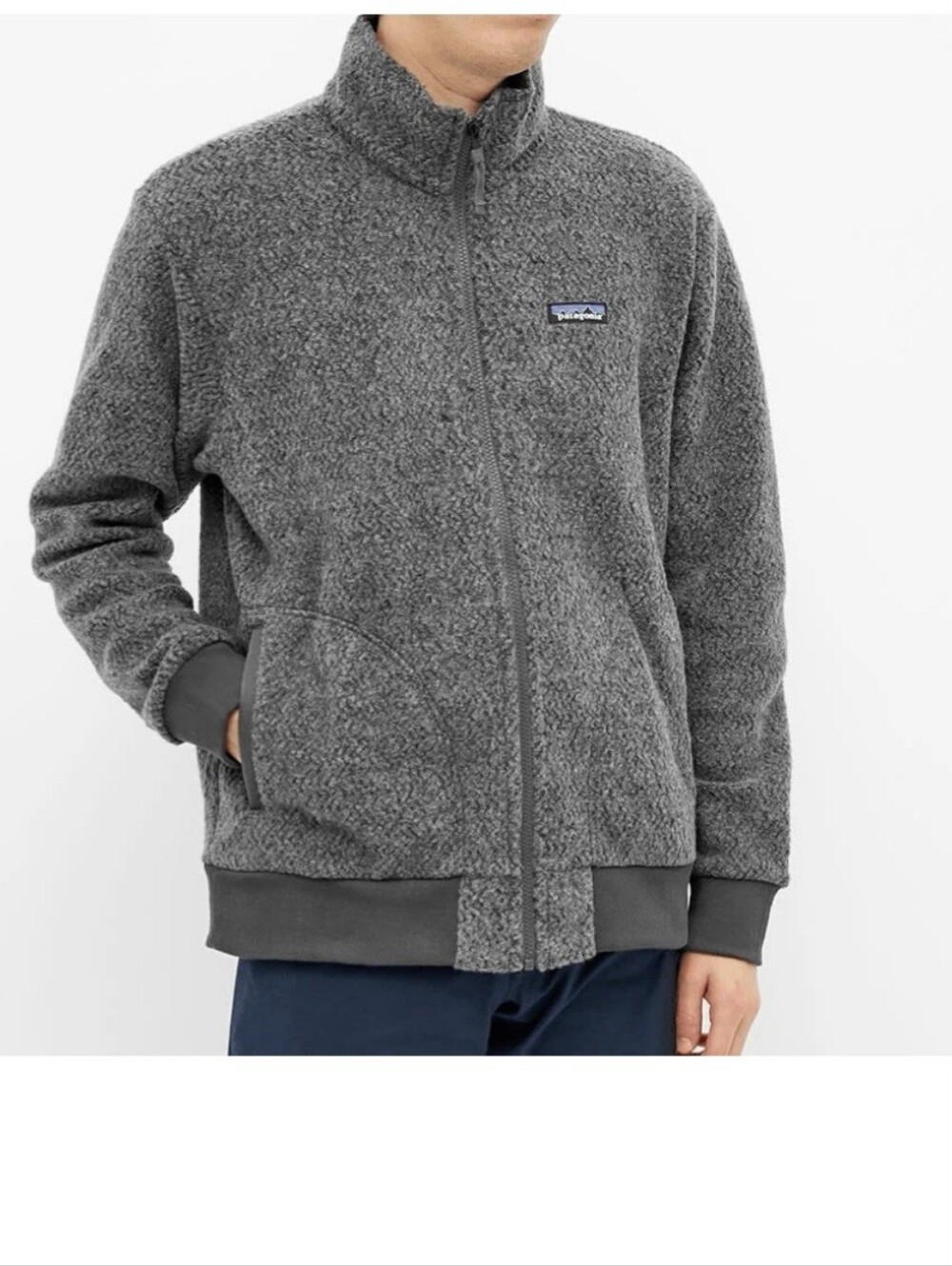 Patagonia Gray Men's Full-Zip Fleece Jacket